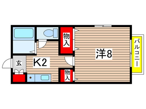 メゾン雅の物件間取画像